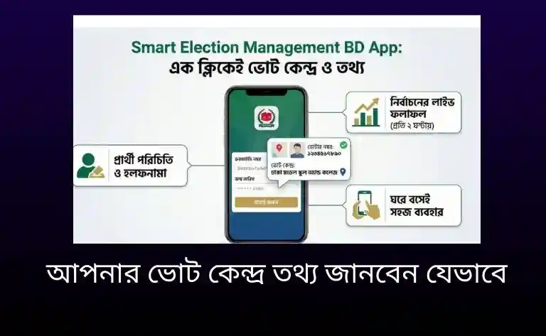 আপনার ভোট কেন্দ্র তথ্য জানবেন যেভাবে