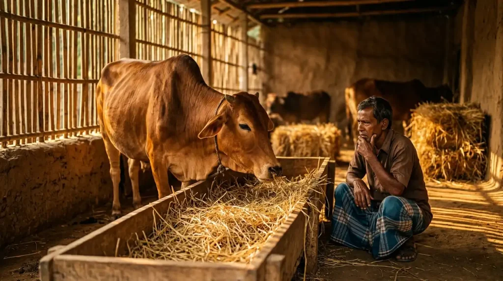 গরু খাওয়া বন্ধ করলে করণীয়